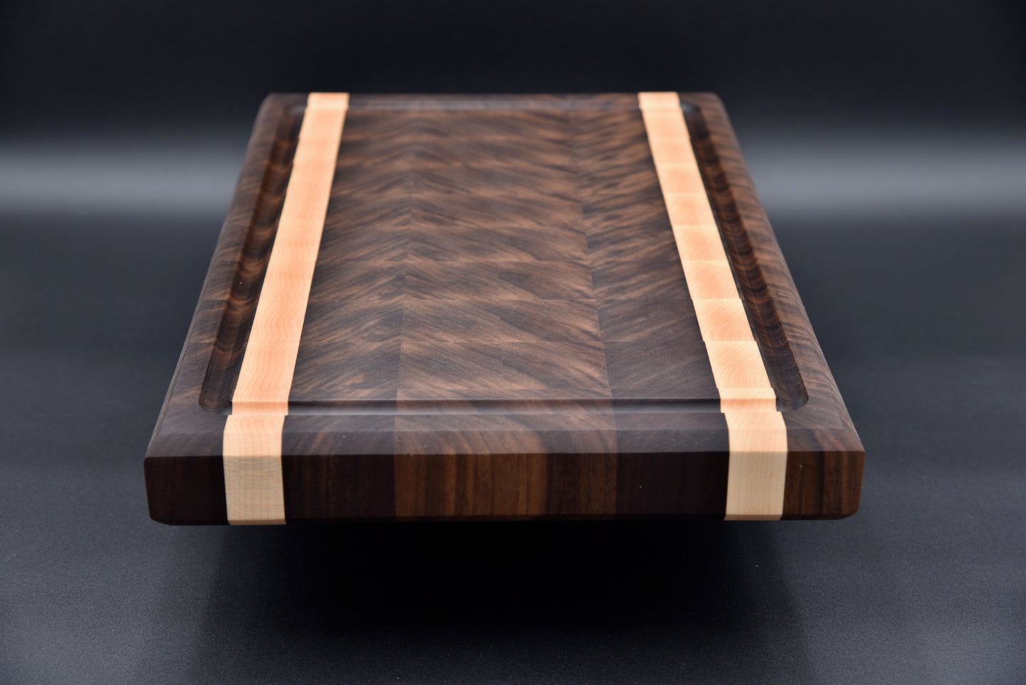 End Grain Cutting Board - Walnut and Hard Maple, Perfect for Kitchen Prep and Entertaining, Perfect Gift