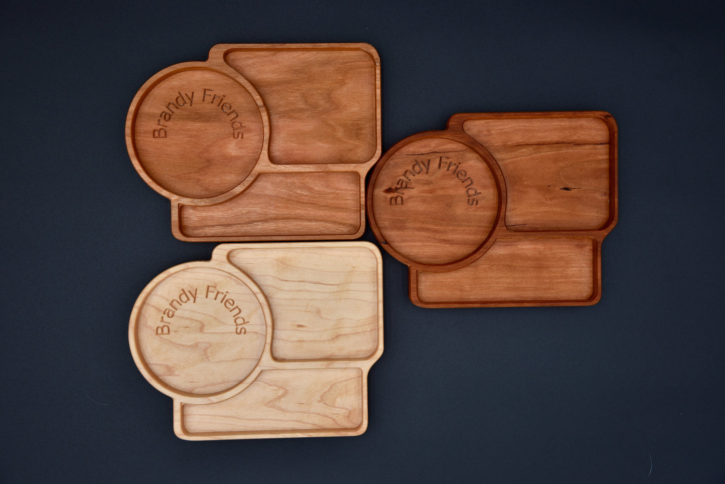 Whiskey Serving Tray - whiskey, cigar coaster and tray combination. Perfect Gift for One or the Whole Company!