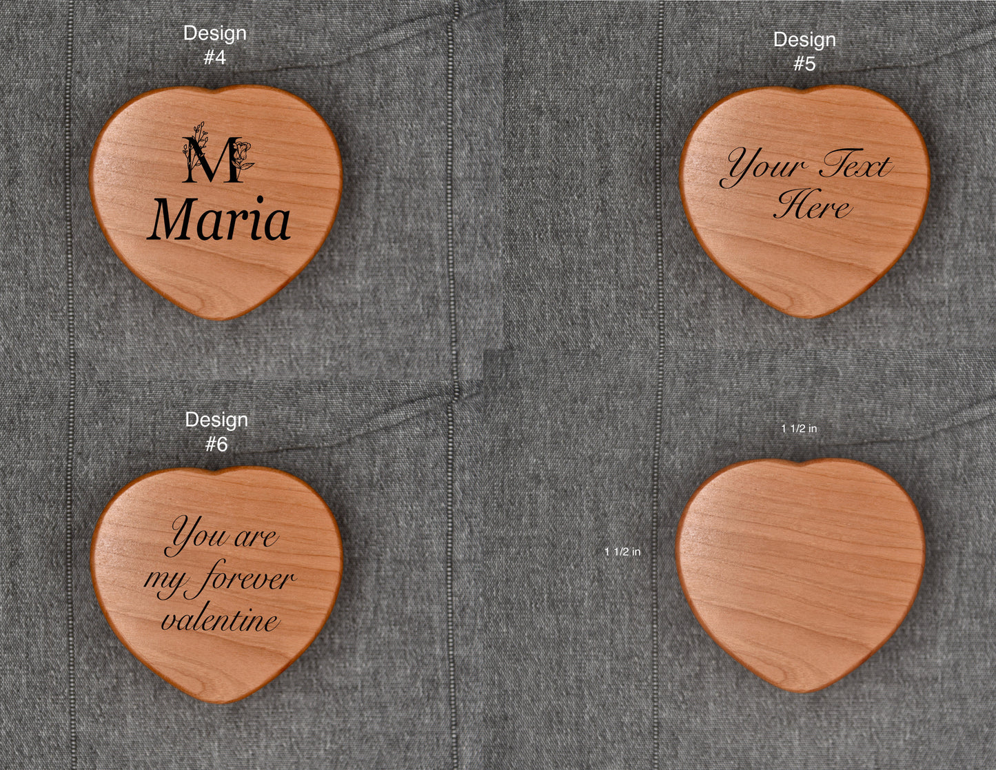 Heart-Shaped Cherry Wood Jewelry Box - The Perfect Valentine's Day Gift