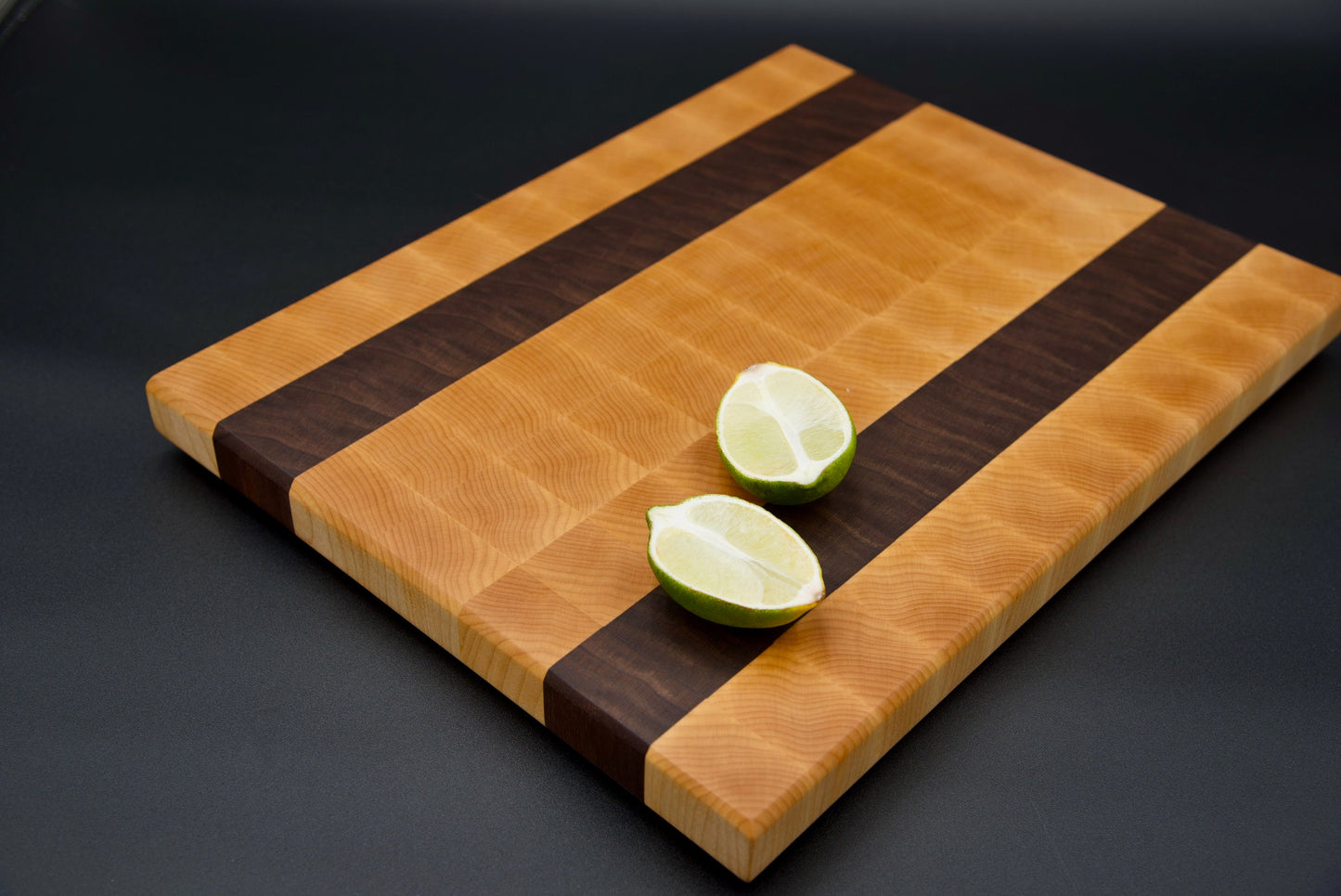 End Grain Cutting Board - Walnut and Hard Maple, Perfect for Kitchen Prep and Entertaining, Perfect Gift