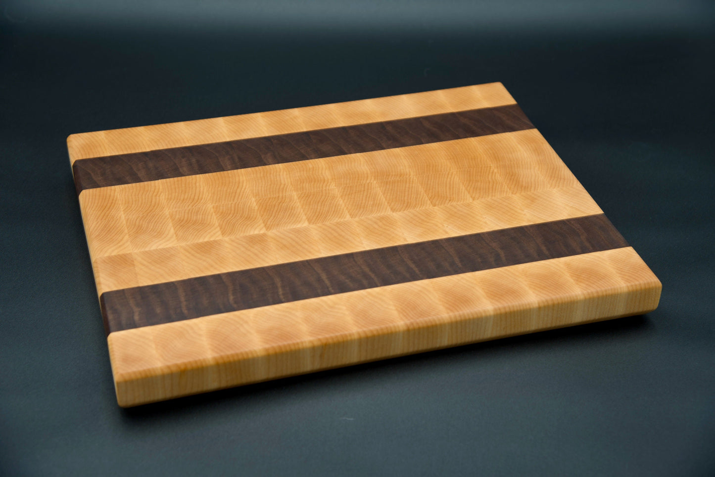 End Grain Cutting Board - Walnut and Hard Maple, Perfect for Kitchen Prep and Entertaining, Perfect Gift