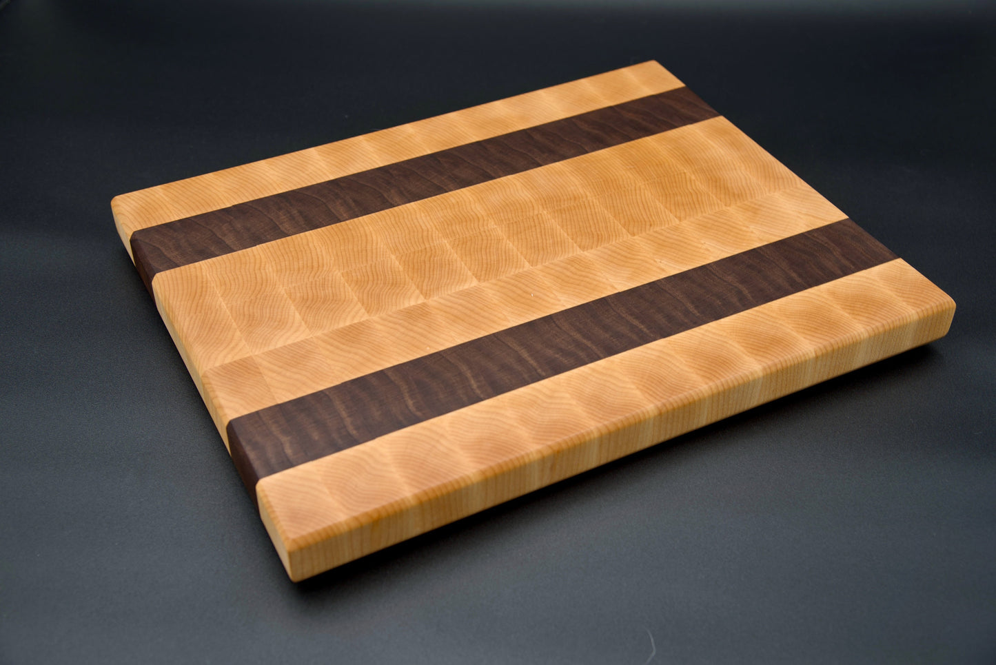 End Grain Cutting Board - Walnut and Hard Maple, Perfect for Kitchen Prep and Entertaining, Perfect Gift