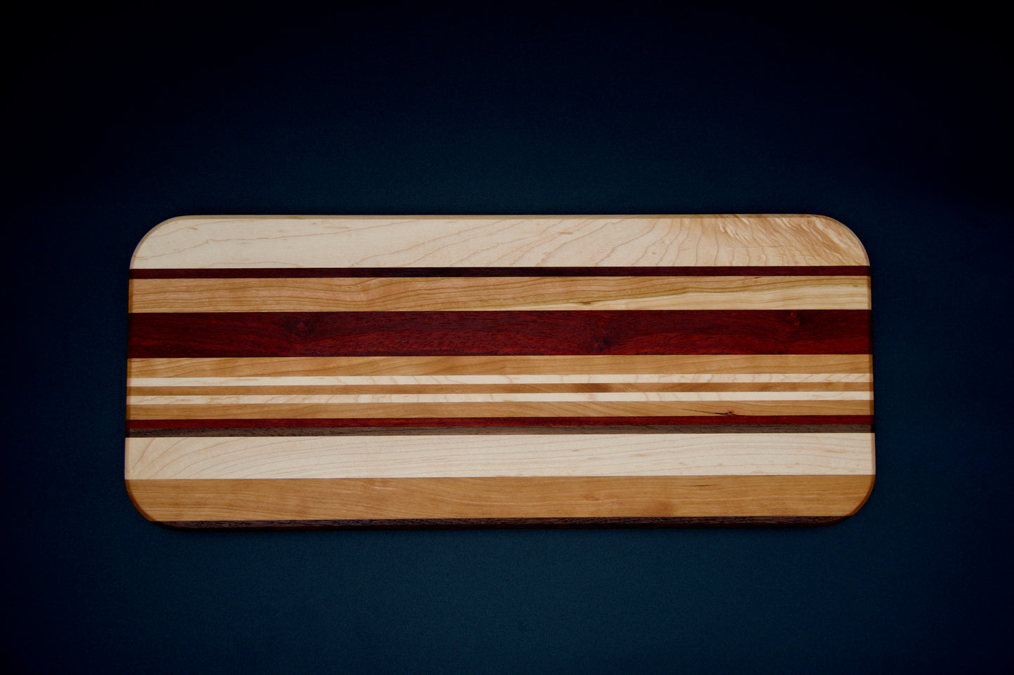 Handmade Wooden Serving Board. Made of Walnut, Hard Maple, Cherry and other types of wood. Perfect Gift